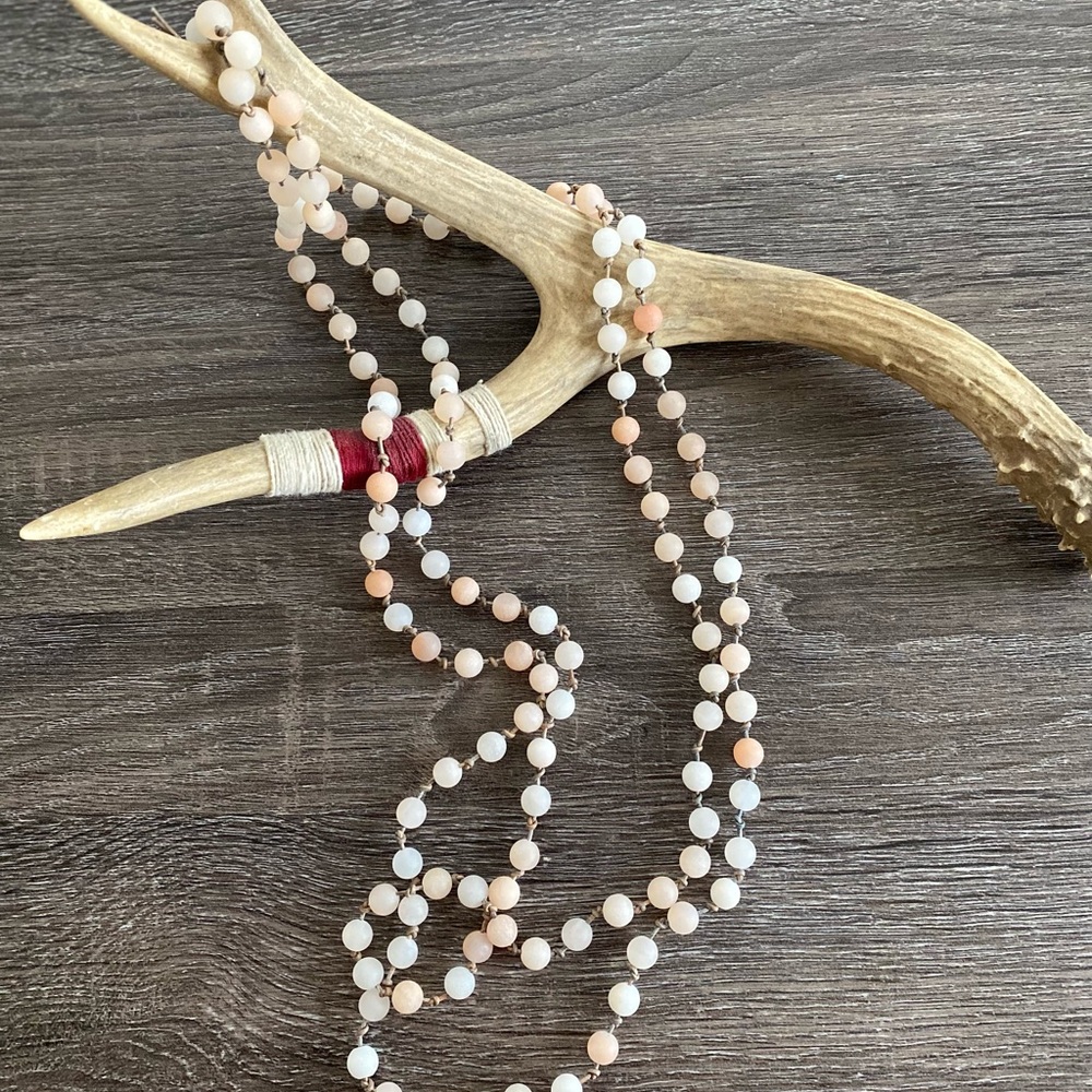Custom mala bead necklace